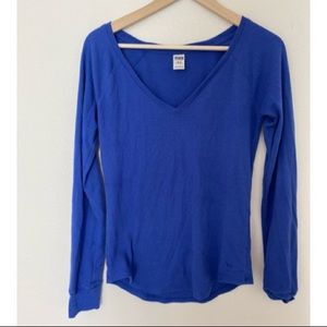 PINK Victoria’s Secret • Blue Sleepwear Top